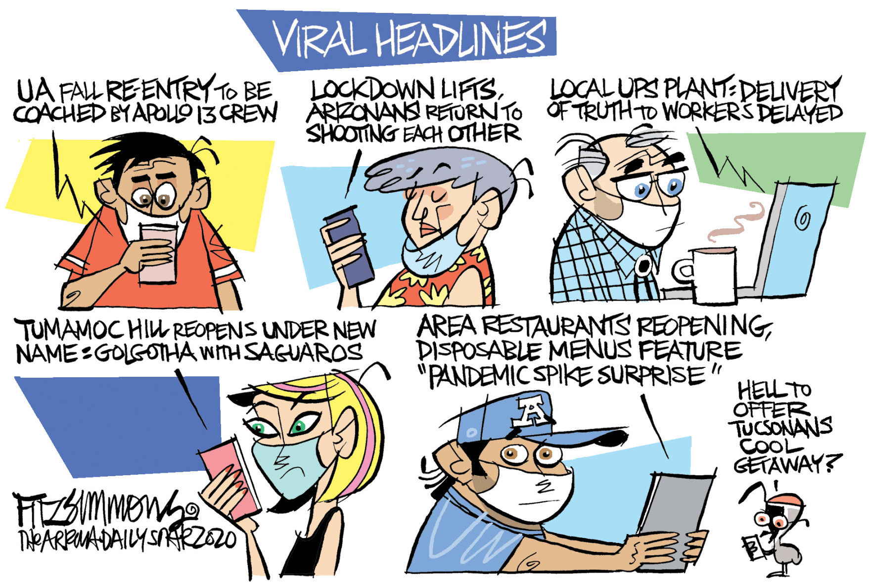 Daily Fitz Cartoon: Local Viral Headlines